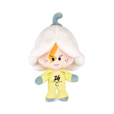 Peluche Mascotte ROCK FLO - Jeux Paralympiques Milano-Cortina 2026 - 20 cm