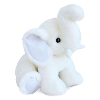 Peluche Elephant Blanc - 35 cm
