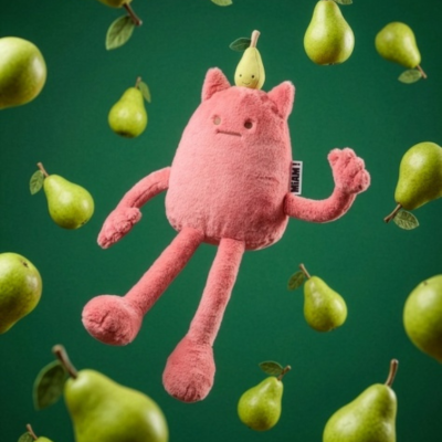 MIAM ! - Britney Pear - Rose poire - 60 cm