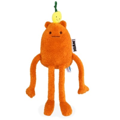MIAM ! - Peluche John Lemon - Orange citron - 40 cm