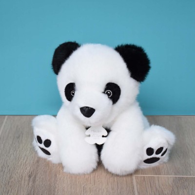 Petite peluche Panda blanc - 17 cm