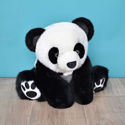 Peluche Panda noir et blanc - 35 cm