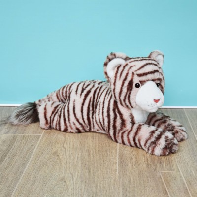 Peluche Tigre Beige - 35 cm