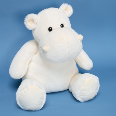 Peluche Hippopotame ivoire HIP'CHIC