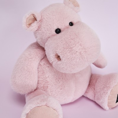 Peluche Hippopotame - Rose poudré HIP'PIE