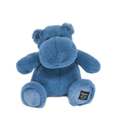 Peluche Hippopotame HIP'BLUE 25 cm
