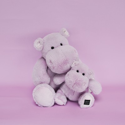 Peluche Hippopotame Lilas HIP'POWER