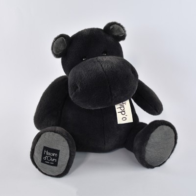 Peluche Hippo Gris anthracite
