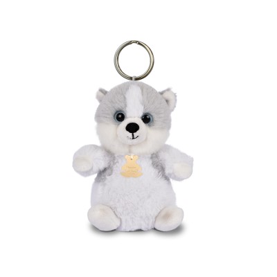 Porte-clés chien Husky - 12 cm -  Les doux stretch