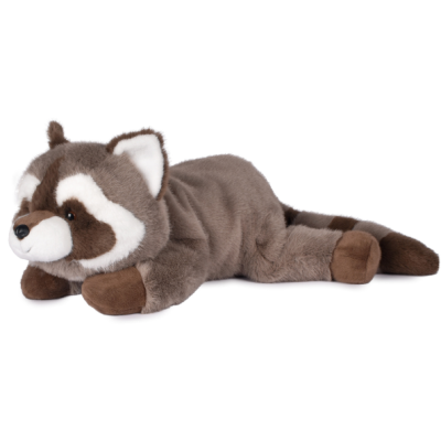 Peluche lestée Raton Laveur marron - 42 cm