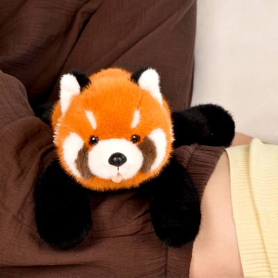 Peluche lestée panda roux Sierra - 32 cm