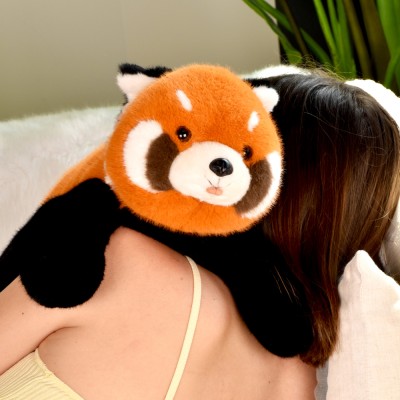Peluche lestee panda roux - Sierra- 42 cm
