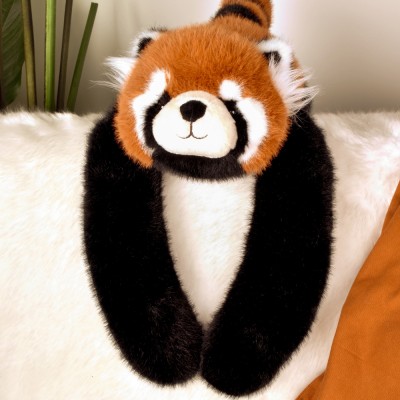 Peluche panda roux lesté - 40 cm - Podcoll