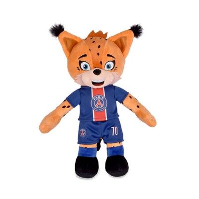 Peluche officielle PSG Mascotte Germain Le Lynx - 25 cm