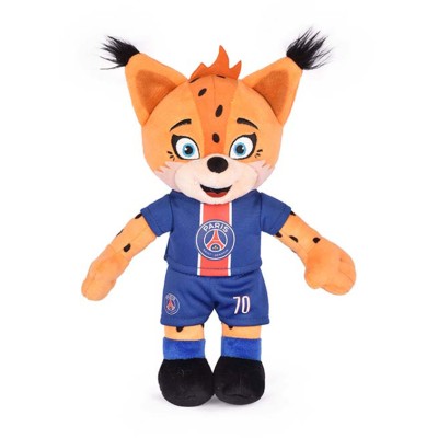 Peluche officielle PSG - Mascotte Germain Le Lynx - 35 cm