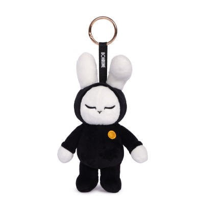 Porte-clé - Lapin Noir BOHRUME - 17 cm