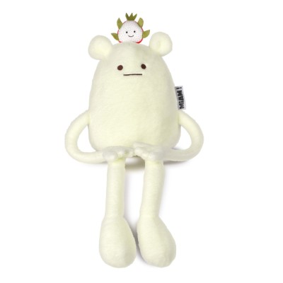 MIAM ! - Peluche No Name - blanc fruit du dragon - 40 cm