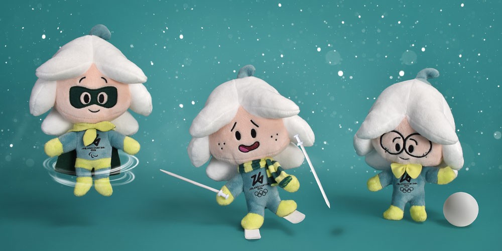 mascottes Jo Milano Cortina 2026