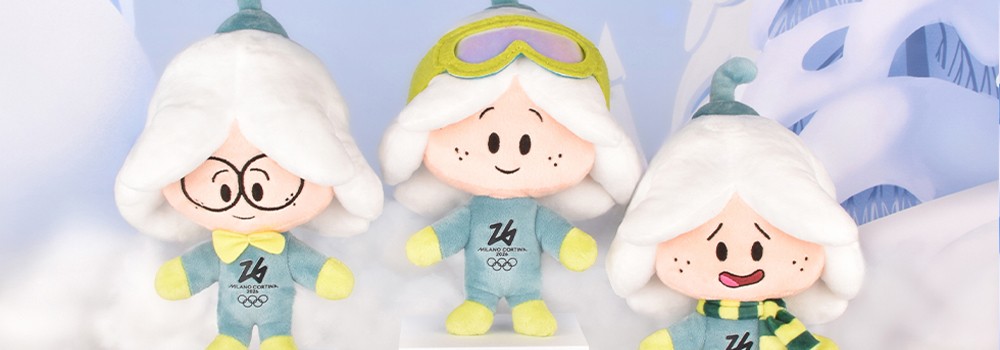 Mascottes les Flo's Jo Milan-Cortina 2026