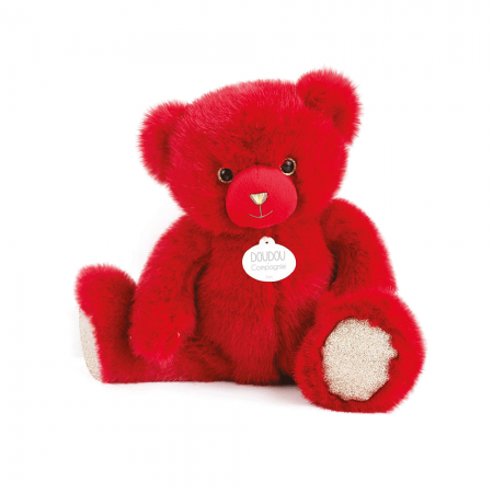 Histoire d'ours - Ours en peluche rouge Collection