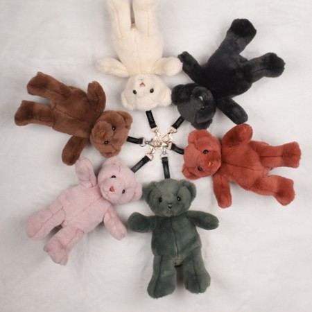 Porte-clés Peluche Salle De Sport - Haltère, Kettlebell, Haltère Doux Décoratif