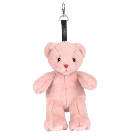 Bijou-Sac Ours en Peluche Rose clair - Porte-clés 20 cm