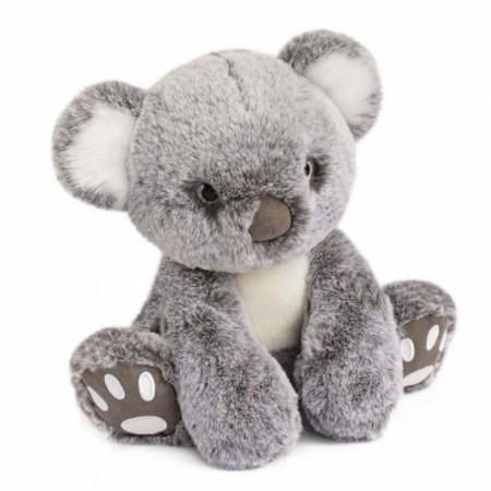 peluche koala gris assis