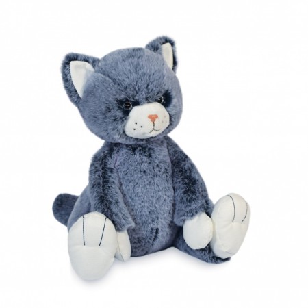 peluche de chat bleu chiné 25 cm histoire d'ours