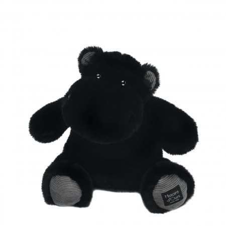 peluche hippopotame noir 25cm Histoire d'ours HO3105
