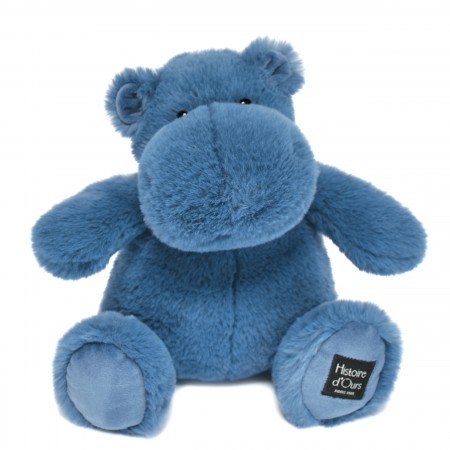 Peluche hippopotame bleu - Histoire d'ours