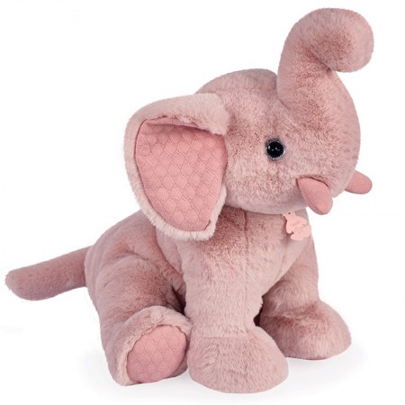 Peluche elephant bebe rose