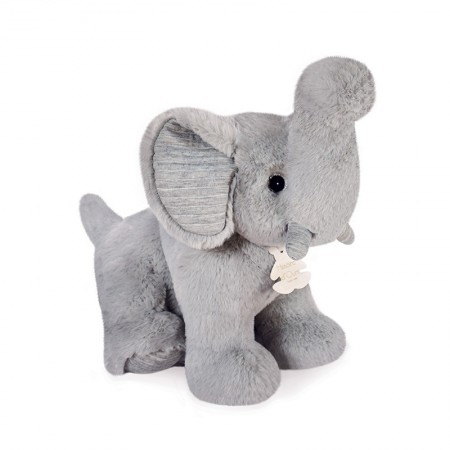 Peluche elephant bebe gris