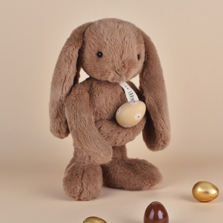 Peluche lapin marron Noisette - LE LAPIN