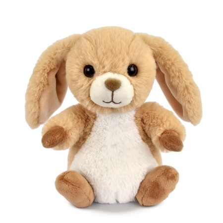 Peluche lapin beige - 20 cm