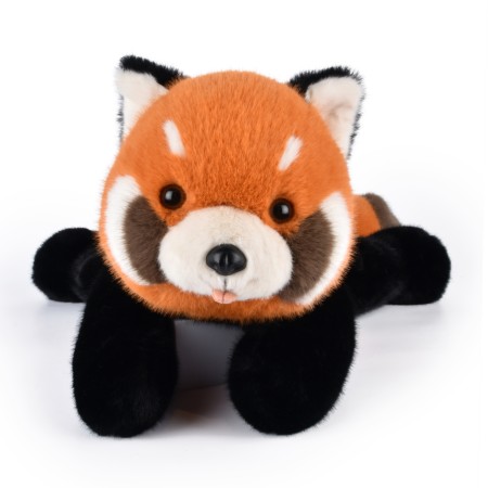 panda roux allongé 42 cm