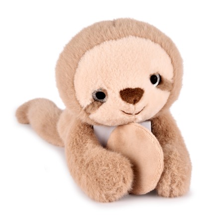 Peluche bien être - Paresseux en peluche magnétique beige - 30 cm