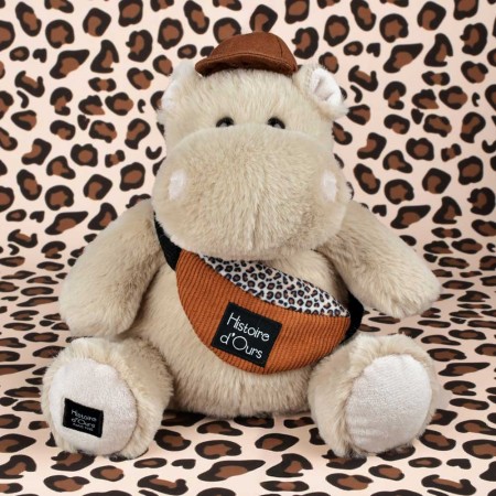 Peluche Hippopotame HELLO BROOK - 20 cm