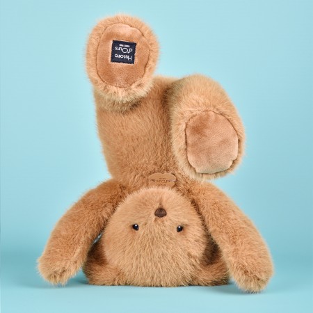Ours en peluche Clémentin Marron Miel - 38 cm