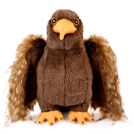 Aigle en peluche marron 25 CM
