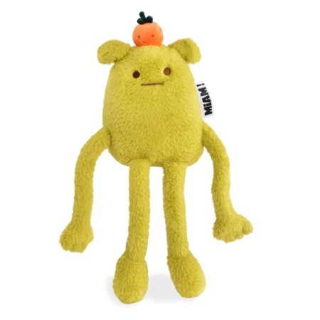 MIAM ! Peluche Laurent Jade - Vert Orange - 40 cm
