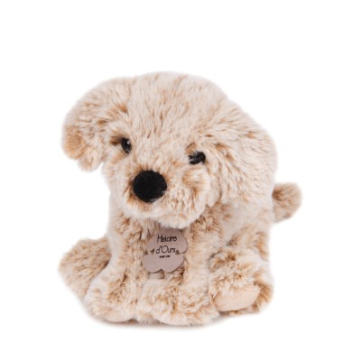 Peluche Chien Marron - 15 cm