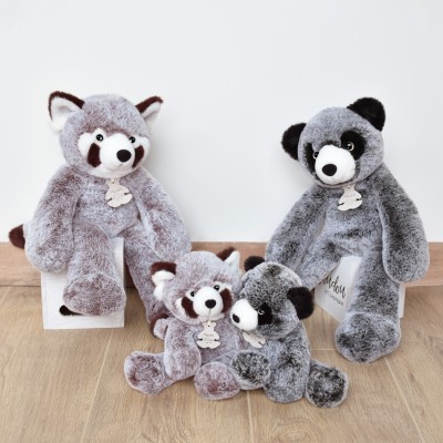 Peluche panda gris sweety mousse