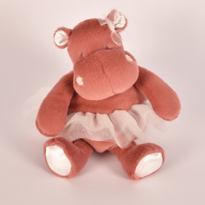 Peluche Hippopotame Terracotta Tutu - 22 cm