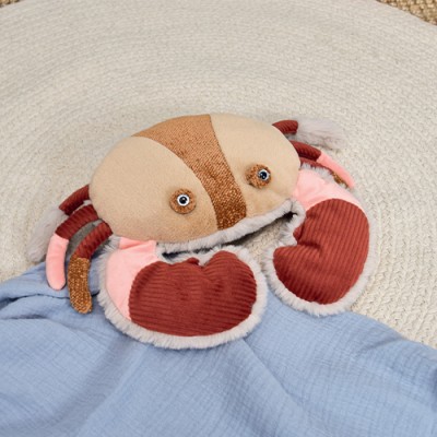 Peluche Crabe beige - 23 cm