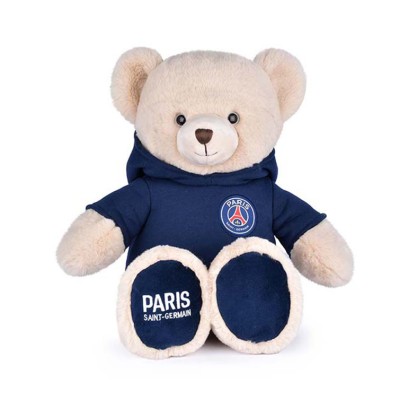 Peluche officielle OURS PSG capuche - 35 cm