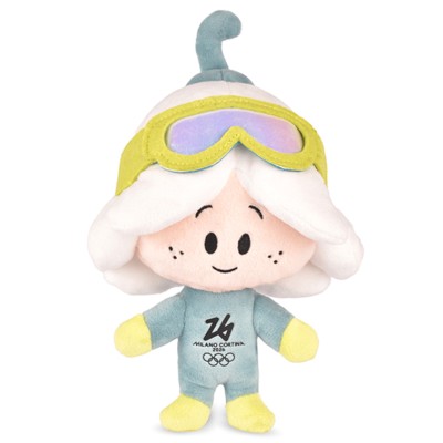 Peluche Géante Mascotte SPORT FLO - Jeux Olympiques Milano-Cortina 2026 - 80 cm