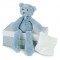 doudou ours bleu avec mouchoir Histoire d'Ours