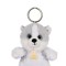 Porte-clés chien Husky gris et blanc 12 cm zoom HO3290.jpg
