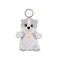 Porte-clés chien Husky gris et blanc 12 cm-HO3290-face.jpg