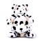 Peluche allongee chien dalmatien leste - Les P'tits Relax - 22 cm-HO3321-2.jpg